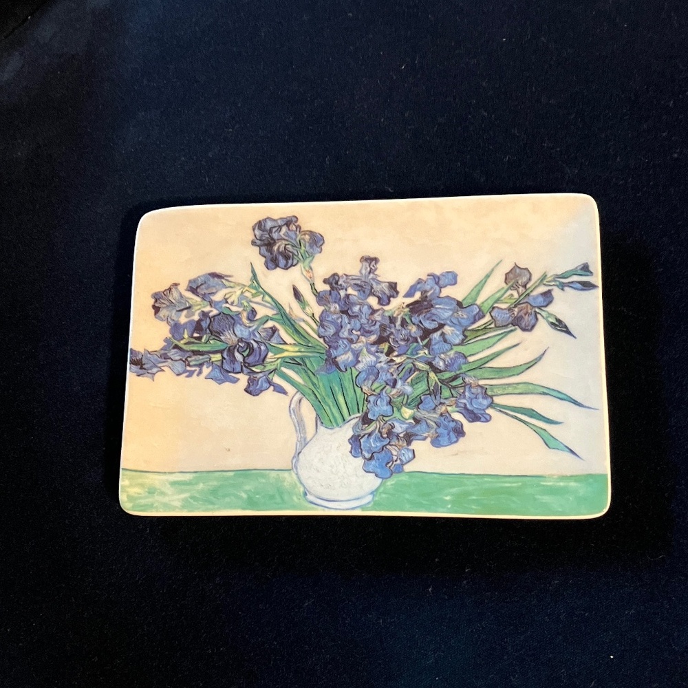 Van Gogh Irises New Porcelain Tray